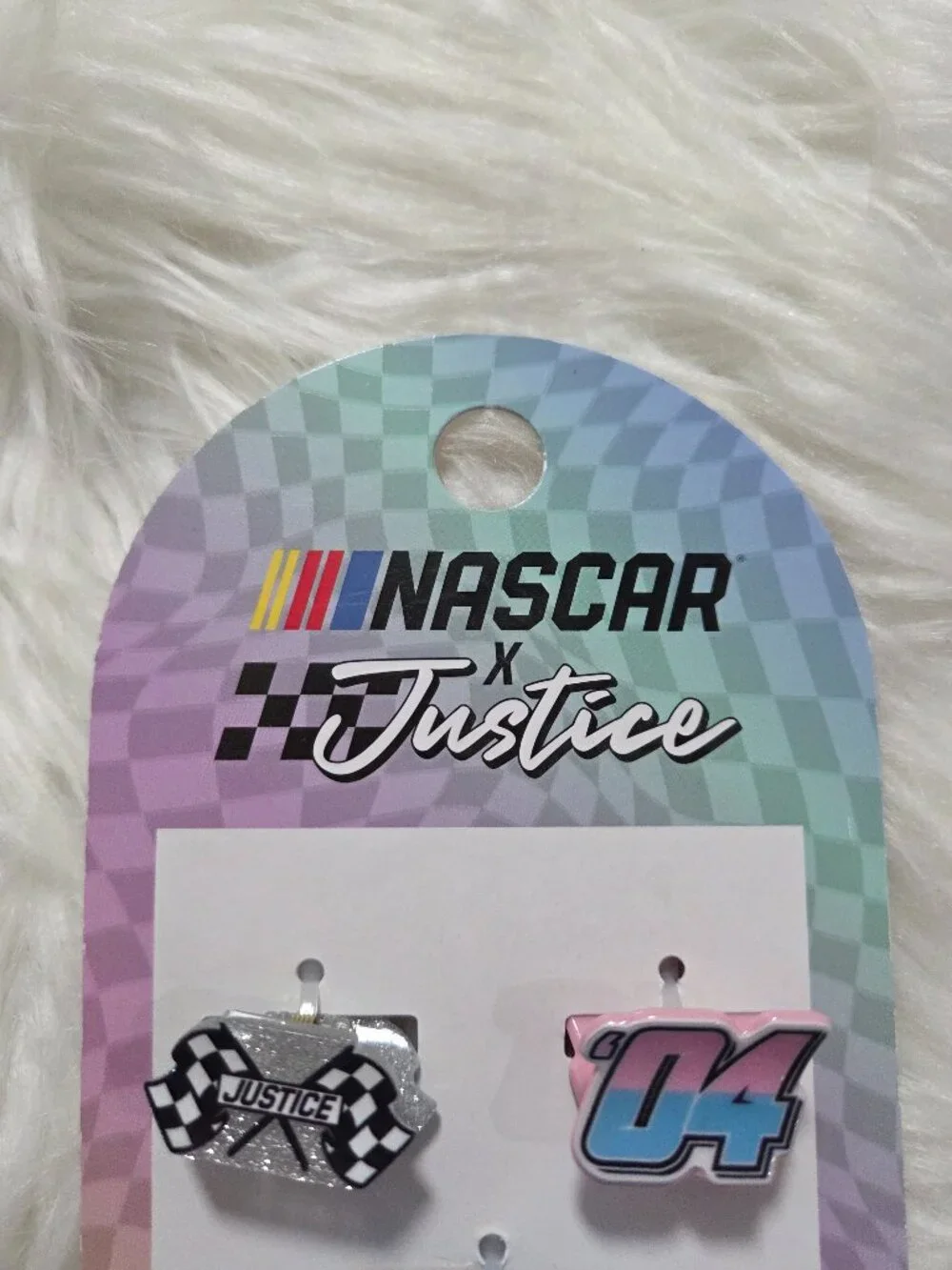Nascar x Justice Claw Clip Set